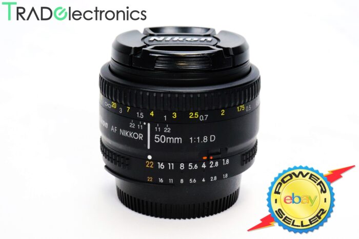 (👍Great)Nikon AF Nikkor 50mm f/1.8D Prime lens with manual aperture control