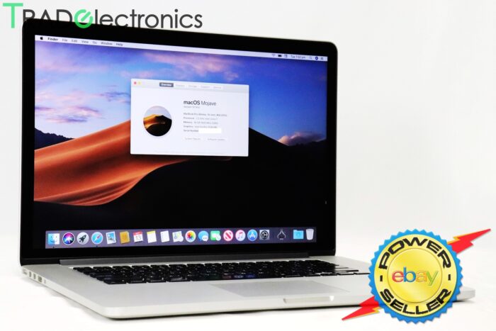 (💎A+)Mid 2015 Apple MacBook Pro 15" Retina i7 2.2GHz 16GB 256GB SSD A1398