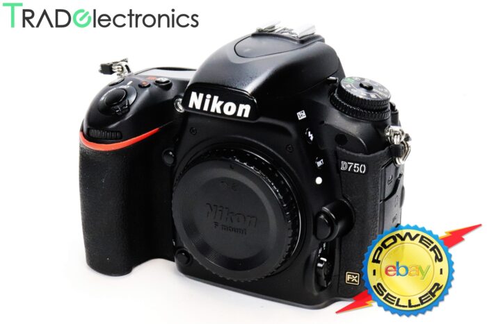 (✅Good)Nikon D750 DSLR camera(Body Only) FX-Format WiFi 24MP 3.2" screen F-mount