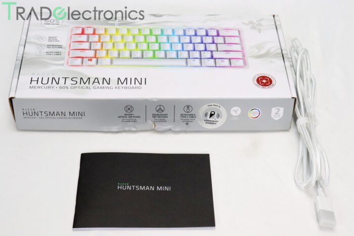 (💎A+)Razer HUNTSMAN MINI Mercury Edition Wired 60% Gaming Keyboard RGB backlit - Image 4