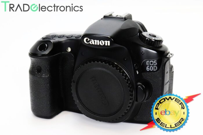 (👍Great)CANON EOS 60D Body DSLR Camera 18MP DIGIC 4 3" TFT LCD Low Shutter