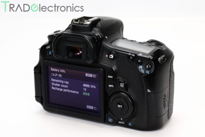 (👍Great)CANON EOS 60D Body DSLR Camera 18MP DIGIC 4 3" TFT LCD Low Shutter - Image 4