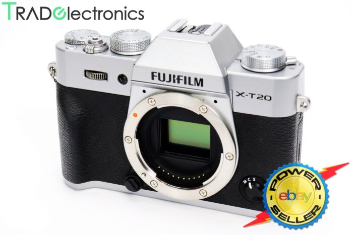(💎Mint)FUJIFILM X-T20 (BODY only) Silver Mirrorless camera 24MP 4K video record