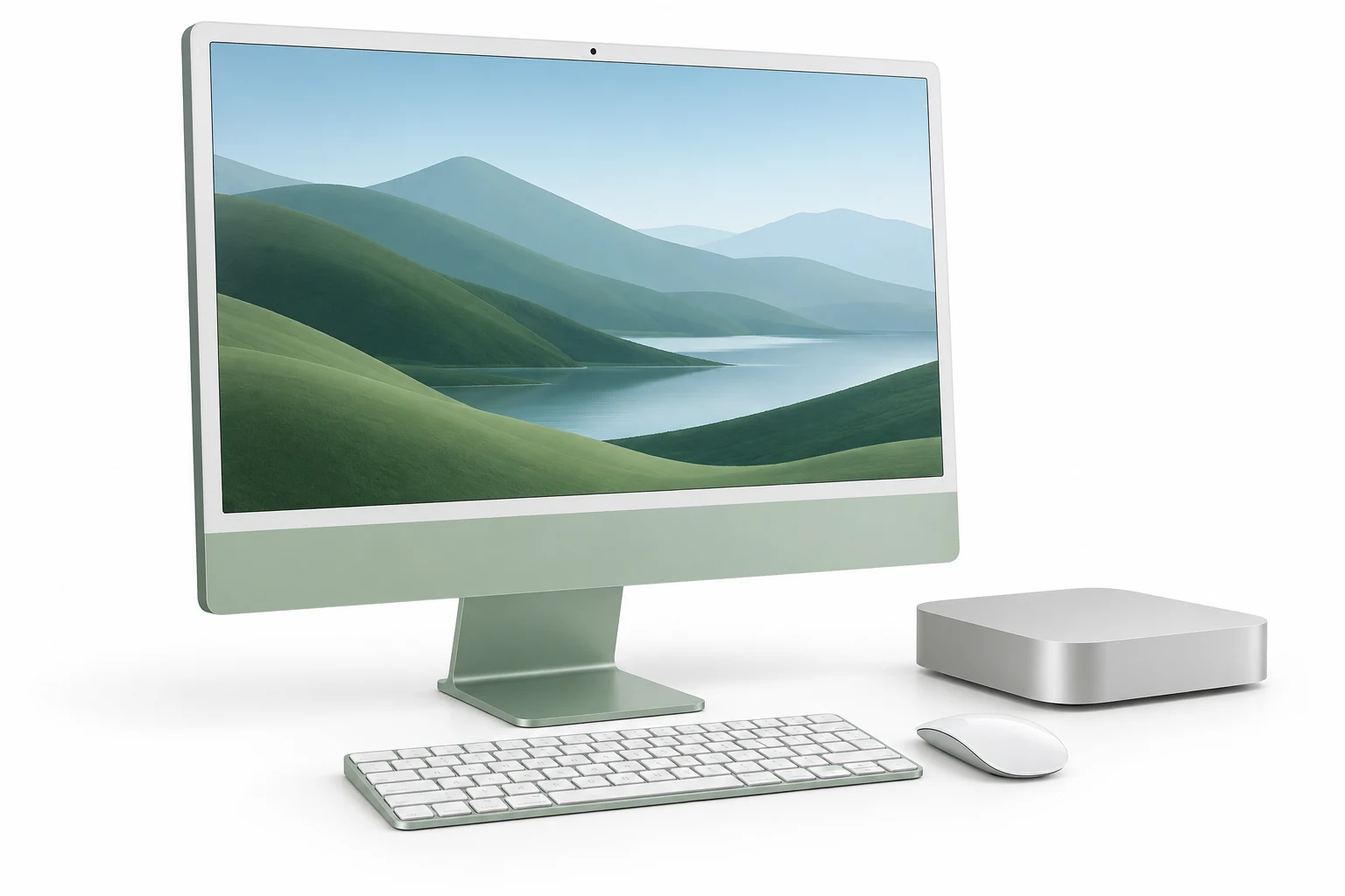 Illustration of Mac desktops