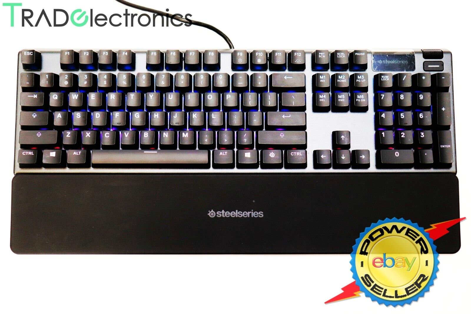 SteelSeries Apex 5 Hybrid Mechanical Gaming Keyboard RGB US Wired 24Keys