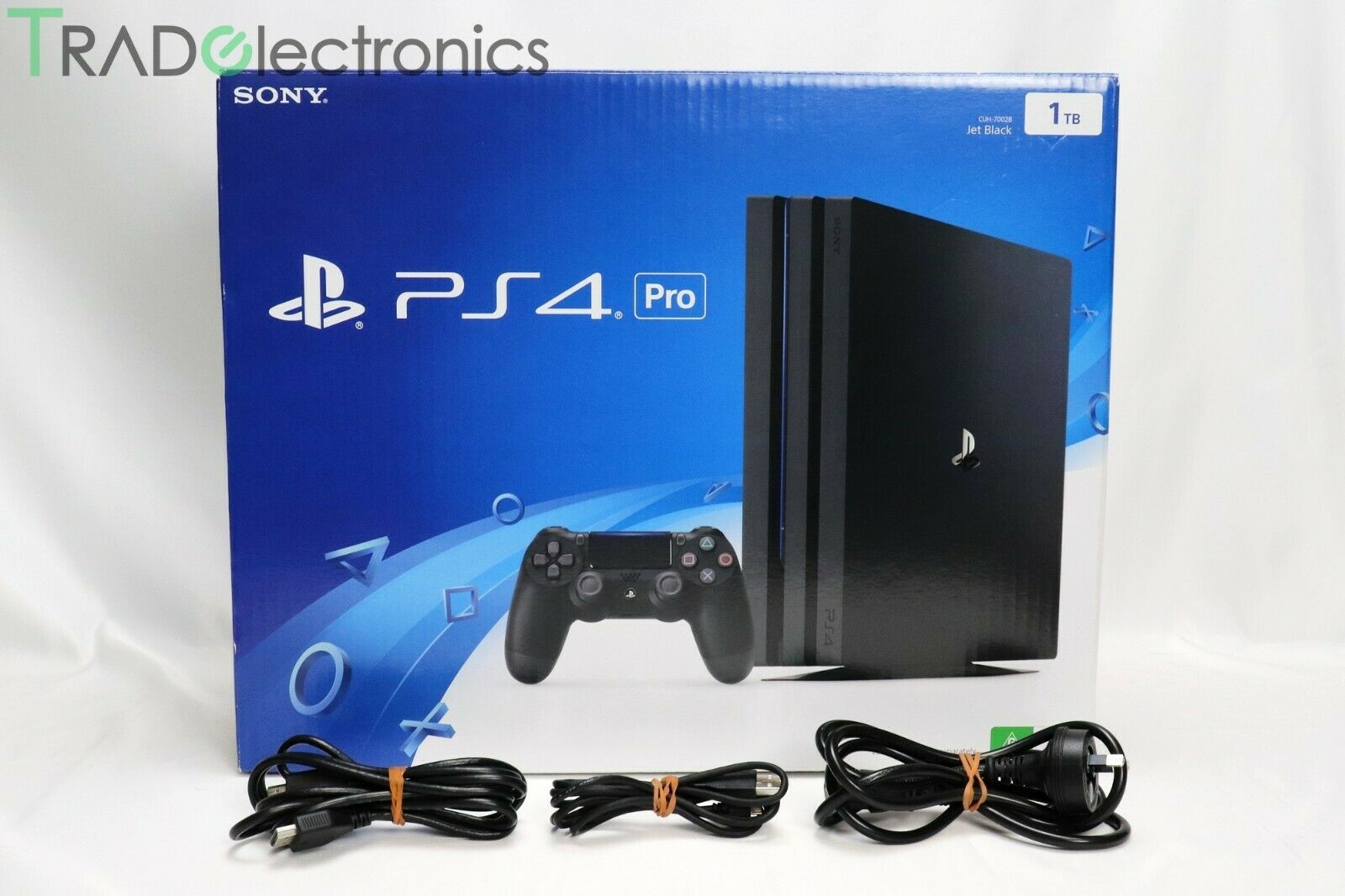 (💎A+)Sony PlayStation PS4 Pro 1TB 4K HDR Black Console CUH-7002B + 1  Controller