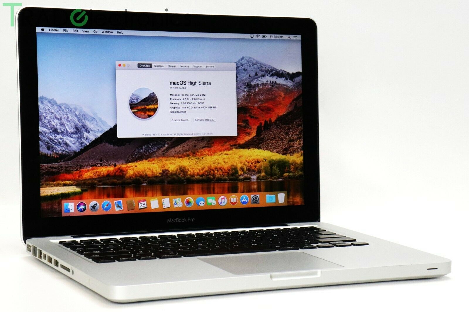 MacBook Pro 13インチ Mid 2012」Core i5 - 2.5GHz(TB時最大3.1GHz