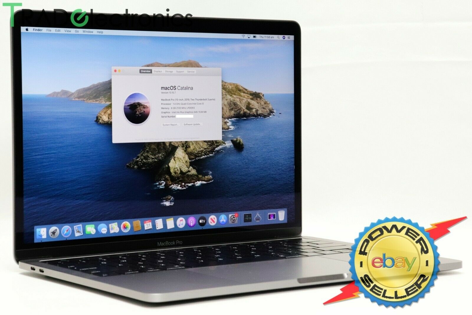 apple macbook pro core i5 1.4 13 touch 2019